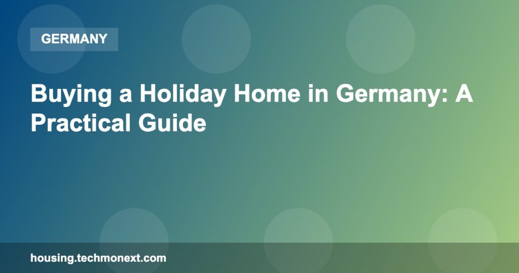 Buying a Holiday Home in Germany: A Practical Guide Buying a Holiday Home in Germany: A Practical Guide