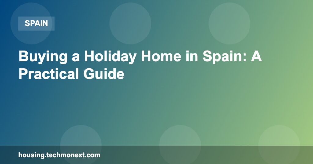 Buying a Holiday Home in Spain: A Practical Guide Buying a Holiday Home in Spain: A Practical Guide