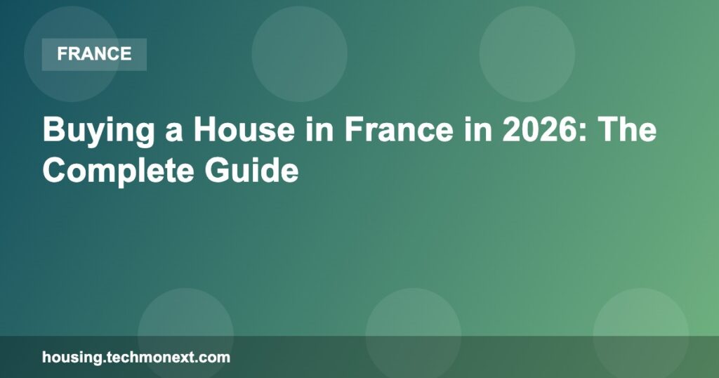 Buying a House in France in 2026: The Complete Guide
