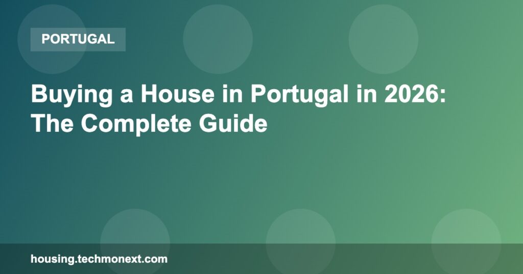 Buying a House in Portugal in 2026: The Complete Guide