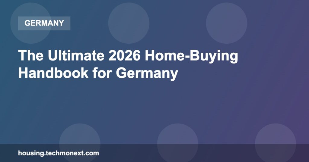 The Ultimate 2026 Home-Buying Handbook for Germany